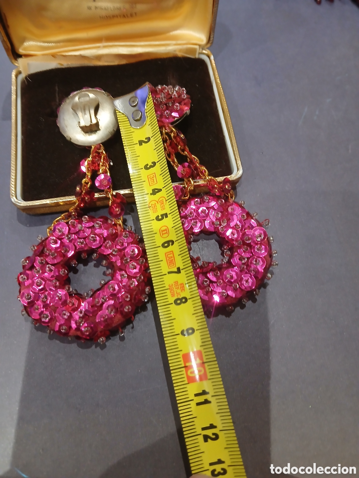 Vintage: Pendientes disello a&ntilde;os 80 - Foto 4