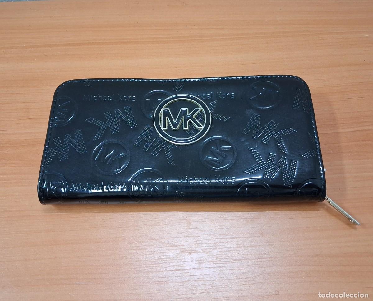 Vintage: Cartera con cremallera para mujer de Michael Kors en color negro
