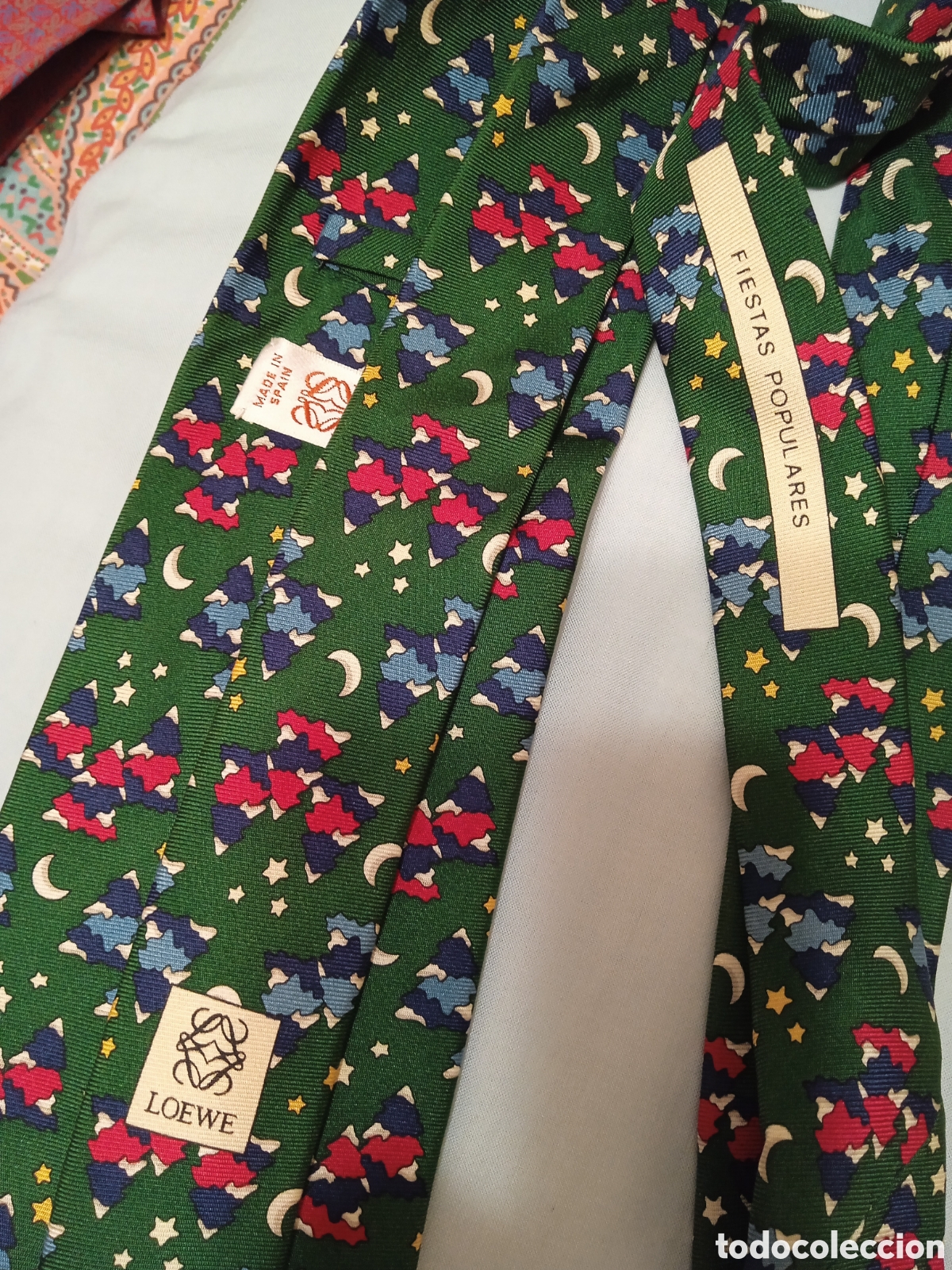 Vintage: Corbata Loewe seda natural - Foto 3