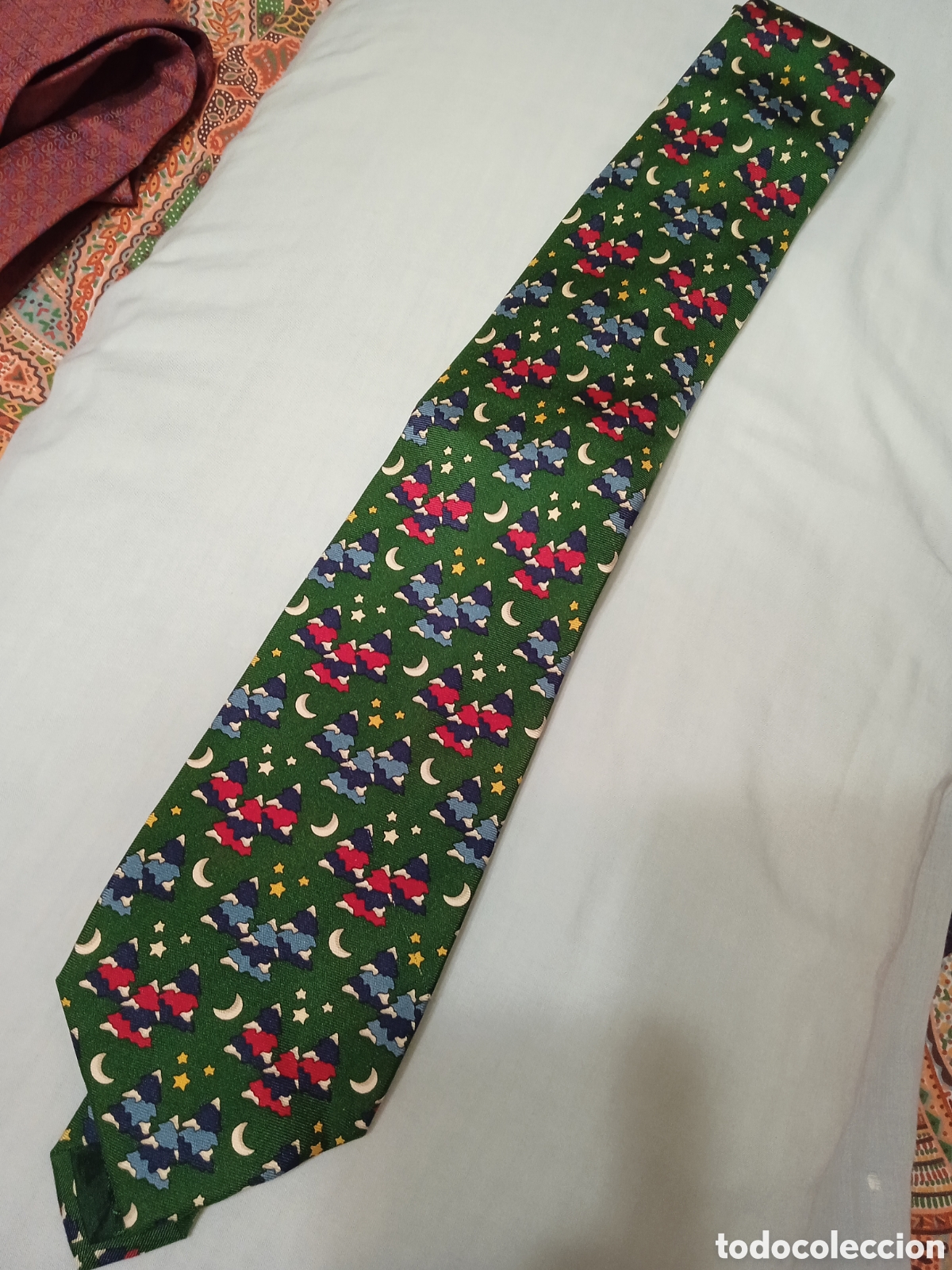 Vintage: Corbata Loewe seda natural - Foto 1