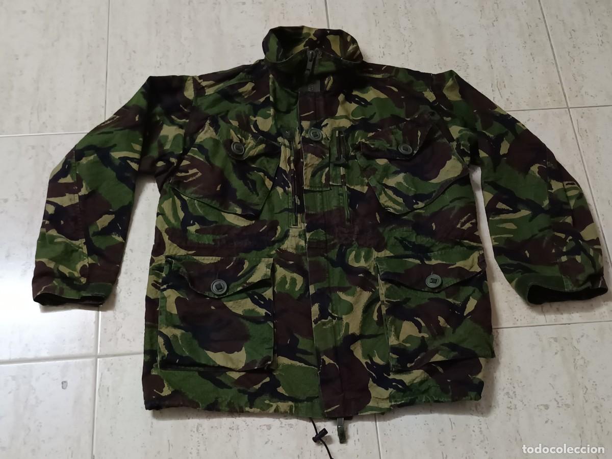 Vintage: CHAQUETA MILITAR BRIT&Aacute;NICA VINTAGE A&Ntilde;OS 90 &ndash; CAMUFLAJE DPM &ndash; TALLA L