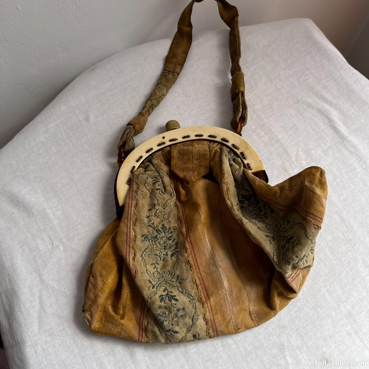 Vintage: Bolso de mano antiguo de principios del siglo XX, vintage Art Dec&oacute;