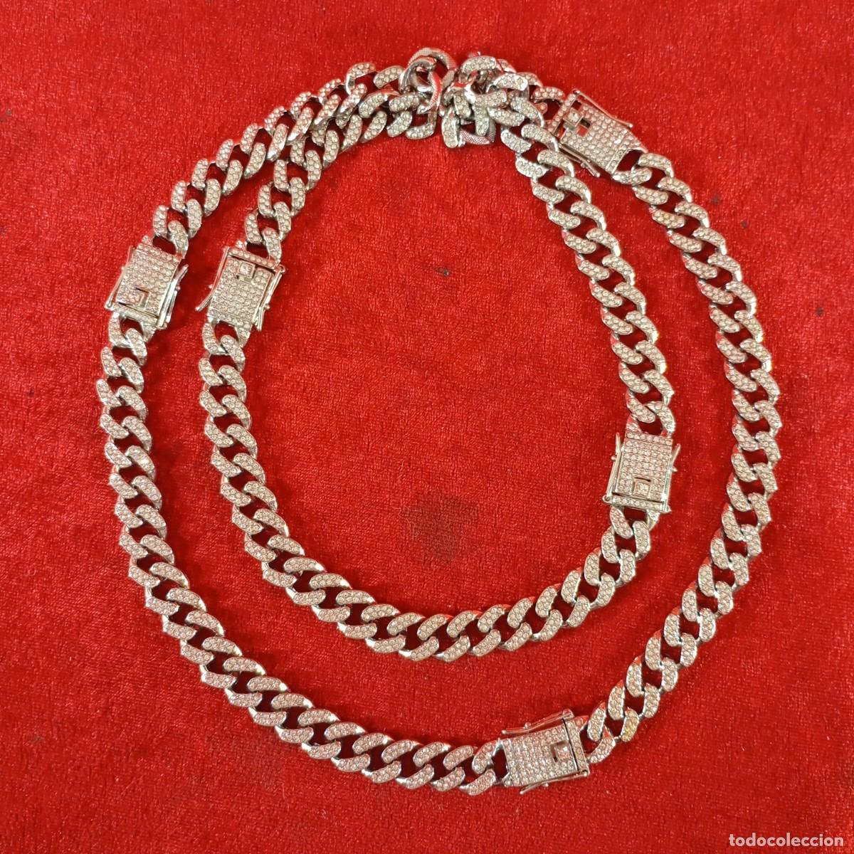 Vintage: COLLAR VINTAGE - ESTRUCUTRA MET&Aacute;LICA - ESTILO RETRO - APLIQUES DE CRISTALES - 32