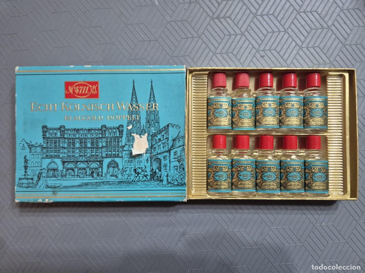 Vintage: Estuche de miniaturas de 4711 (agua de colonia original de Colonia)