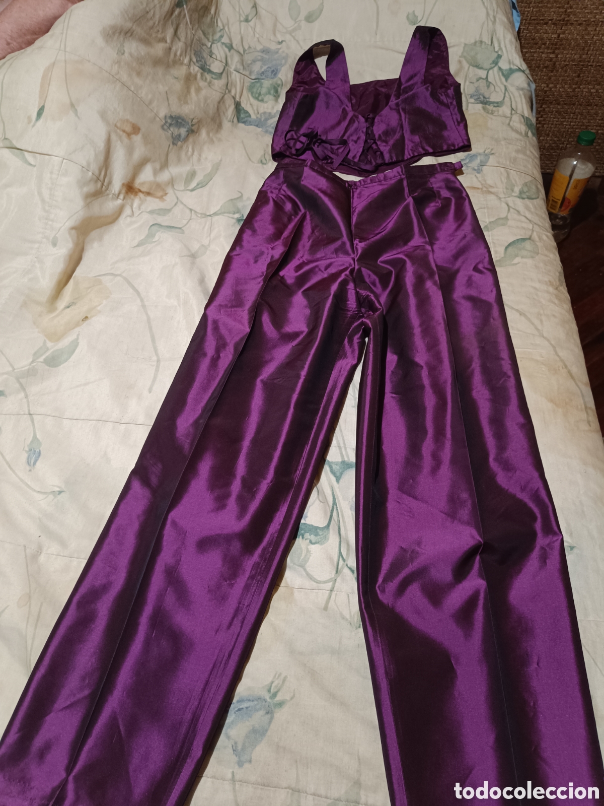 Vintage: Corpi&ntilde;o y pantal&oacute;n de fiesta mujer