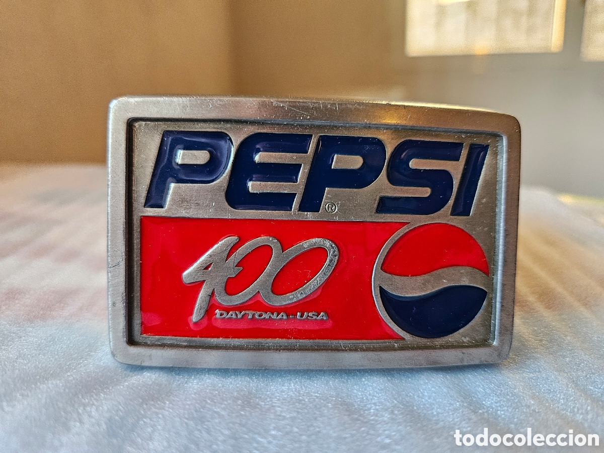 Vintage: Hebilla de Cintur&oacute;n Vintage Nascar Pepsi 400 Edici&oacute;n Limitada