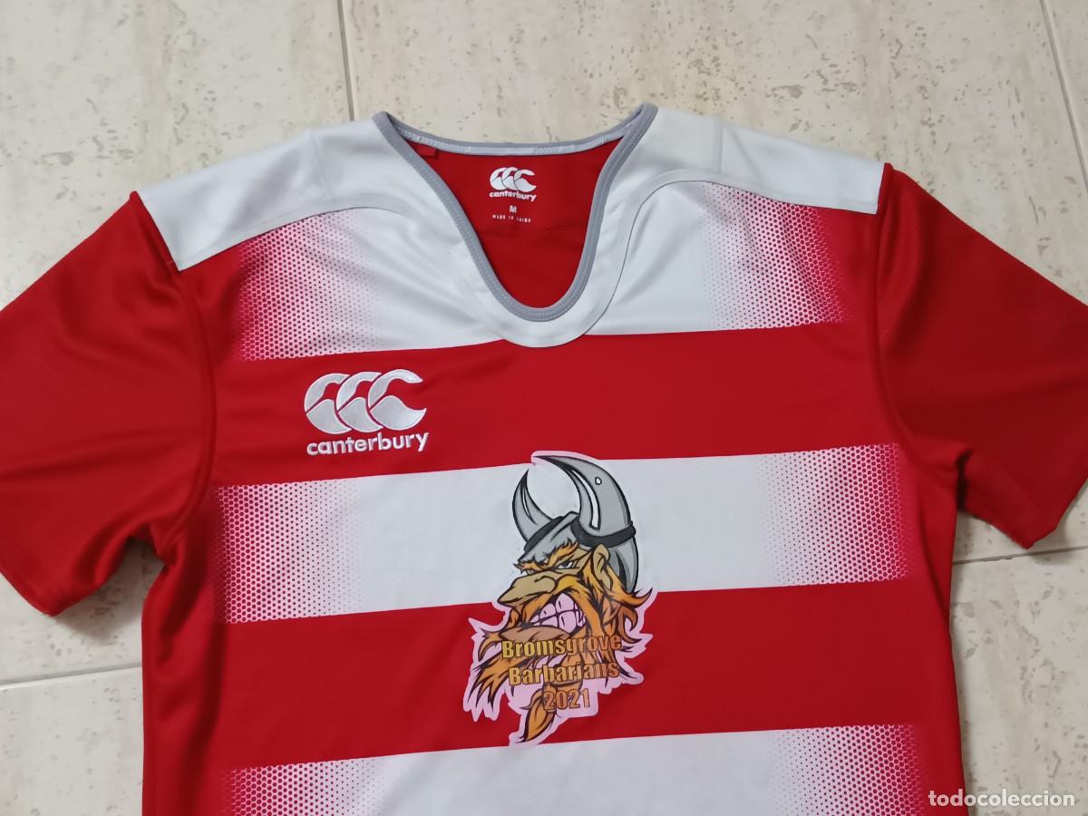 Vintage: CAMISETA VINTAGE BROMSGROVE RUGBY &ndash; BARBARIANS (INGLATERRA). TALLA M