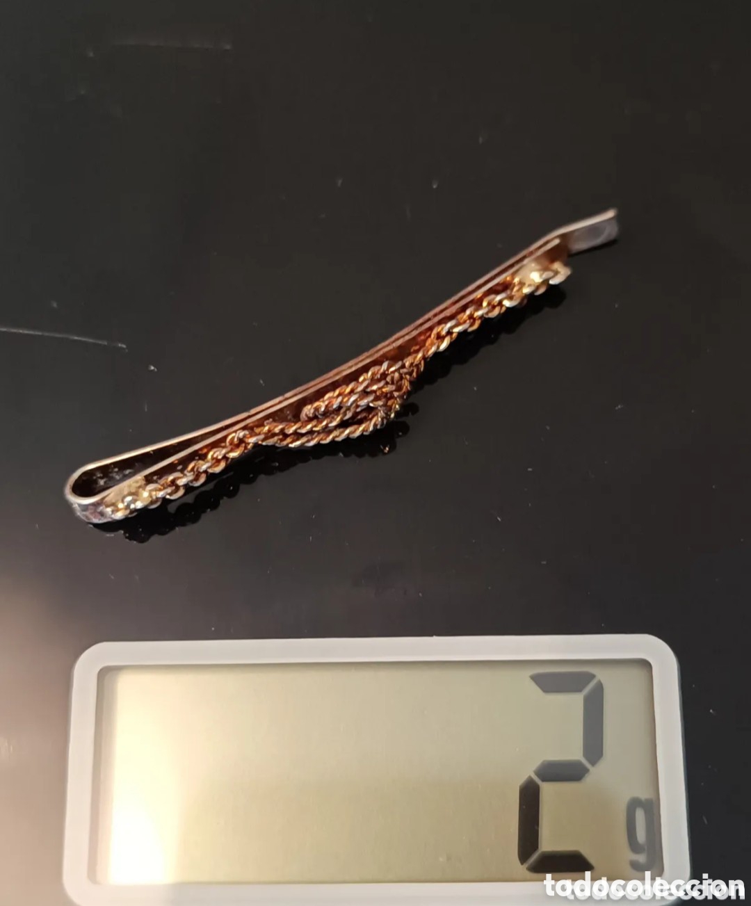 Vintage: Antiguo Pasador Corbata Cuerda Nudo - Foto 7