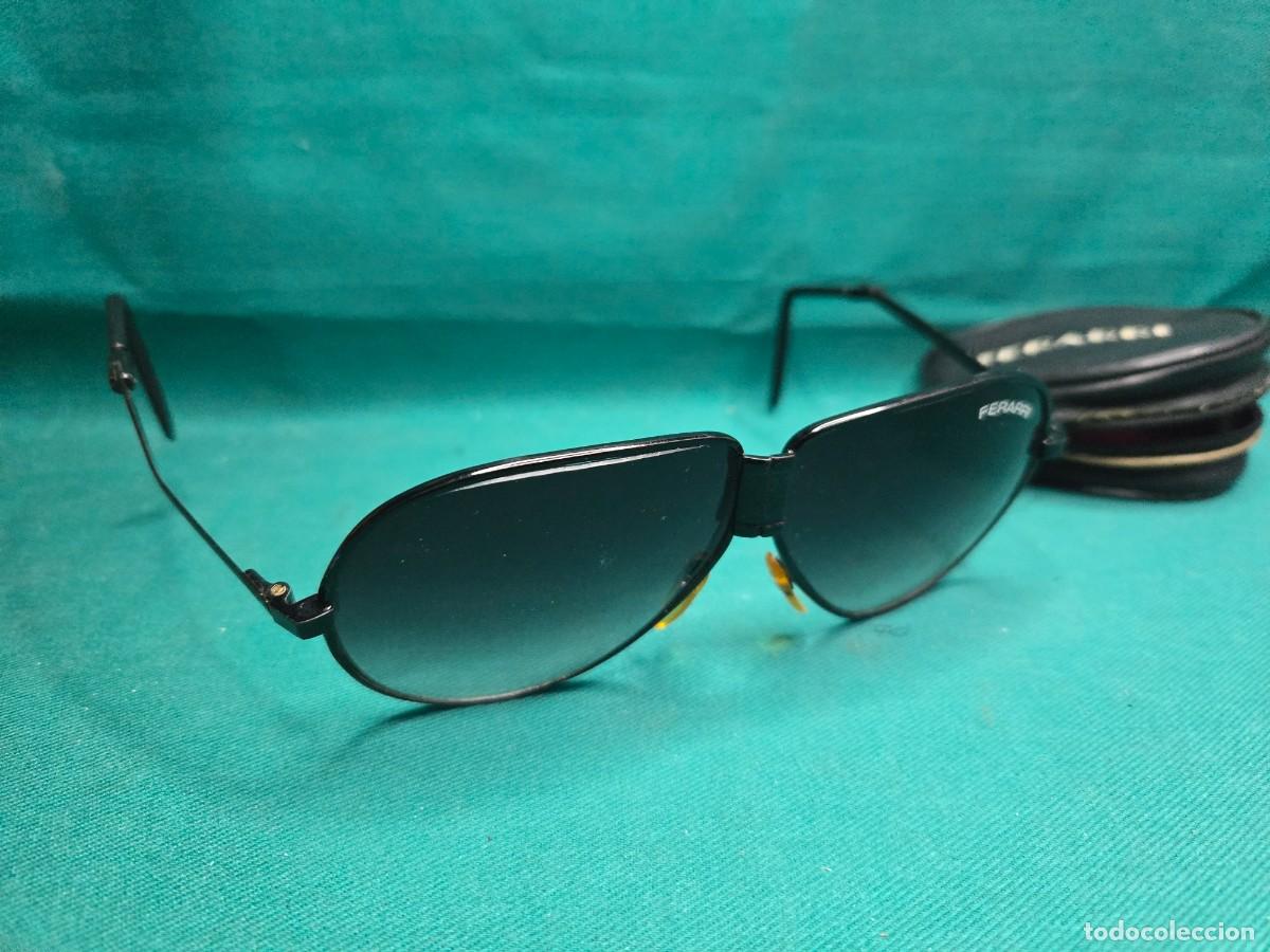 Vintage: GAFAS DE SOL PLEGABLES FERARRI - Foto 2