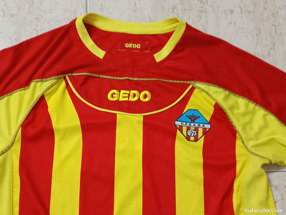 Vintage: Camiseta CF SABA match worn. Player 7. Con los colores bandera Catalu&ntilde;a. Talla M