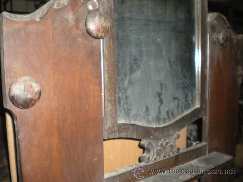 Vintage: RECIBIDOR MADERA CON ESPEJO - Foto 4