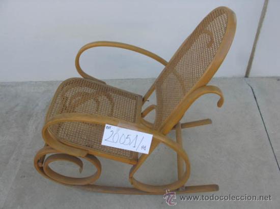 Vintage: Mecedora de madera de haya. - Foto 2