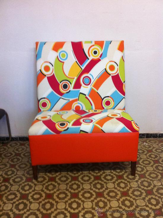 Vintage: sill&oacute;n- banco vintage - Foto 1