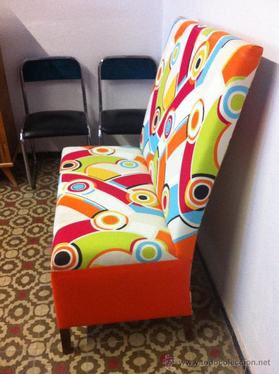 Vintage: sill&oacute;n- banco vintage - Foto 2