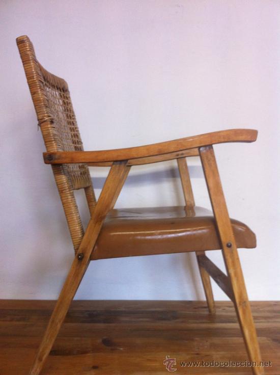 Vintage: sillon vintage de rejilla - Foto 1