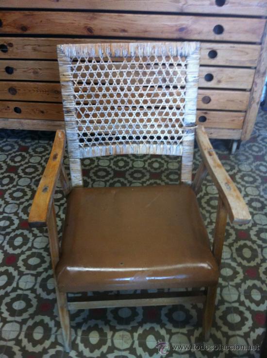 Vintage: sillon vintage de rejilla - Foto 3