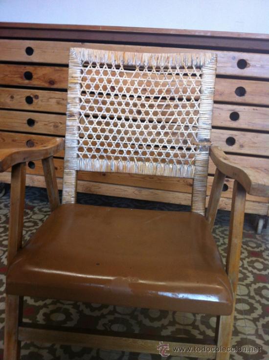 Vintage: sillon vintage de rejilla - Foto 2