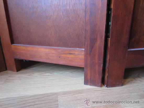 Vintage: Biombo de madera de 6 hojas - Foto 3