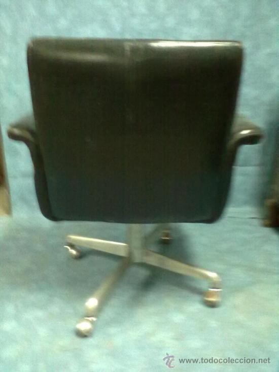Vintage: SILLON GIRATORIO CAPITONE VINTAGE - Foto 3
