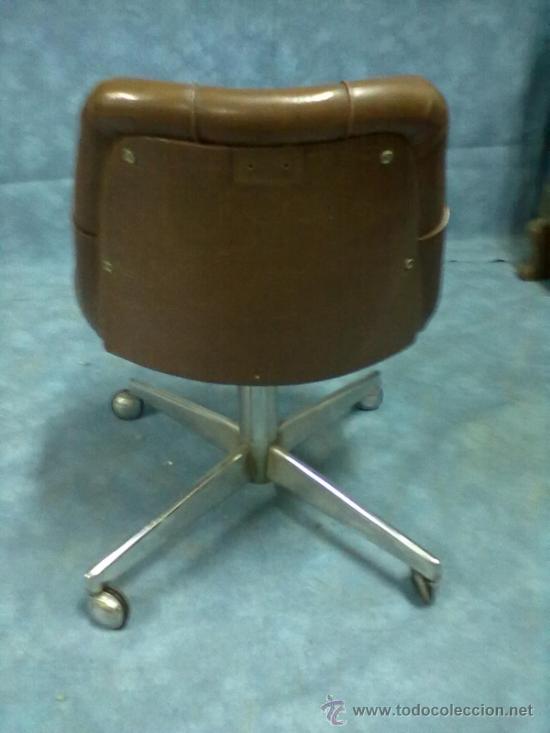 Vintage: SILLA GIRATORIA CAPITONE VINTAGE - Foto 3