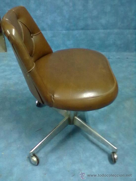 Vintage: SILLA GIRATORIA CAPITONE VINTAGE - Foto 4