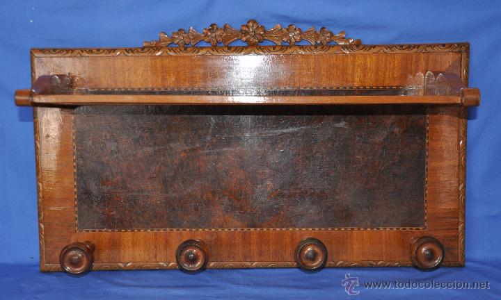 Vintage: Percha de madera. - Foto 2
