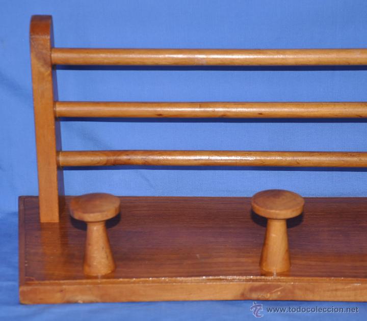 Vintage: Percha de madera. - Foto 4