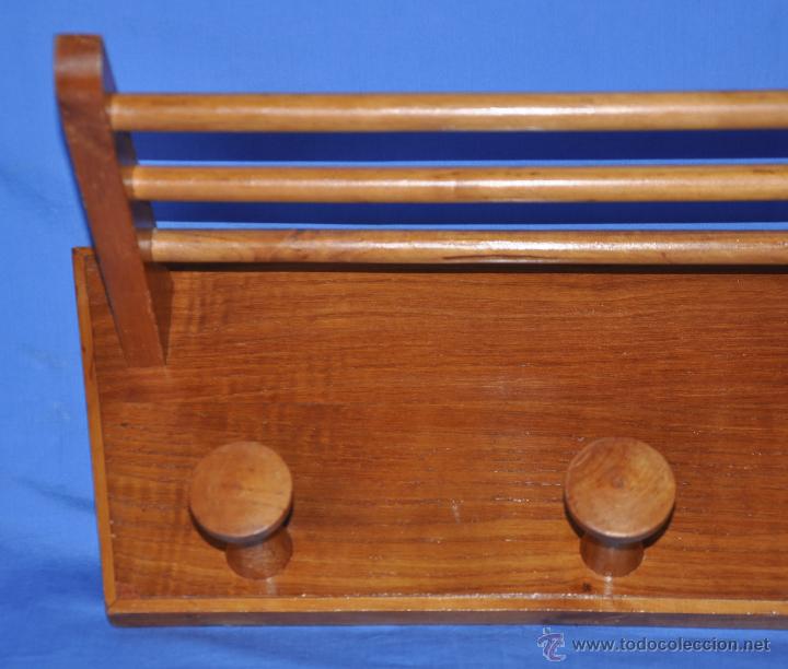 Vintage: Percha de madera. - Foto 6