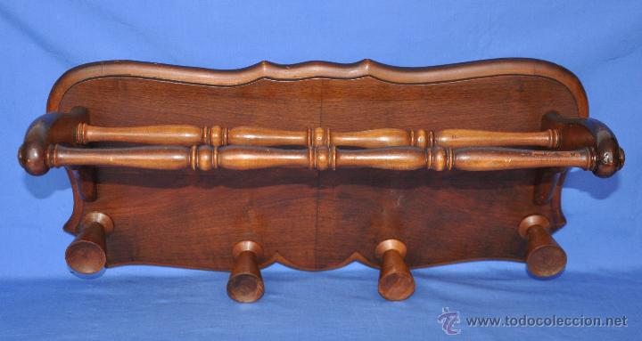 Vintage: Percha de madera. - Foto 1