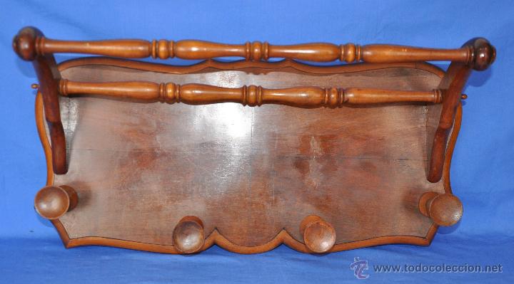 Vintage: Percha de madera. - Foto 2