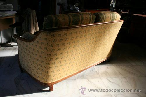Vintage: SOFA Y SILL&Oacute;N EN CEREZO REF.5597 - Foto 4