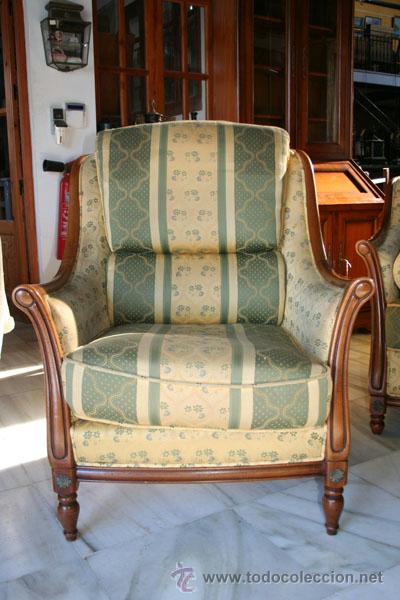 Vintage: SOFA Y SILL&Oacute;N EN CEREZO REF.5597 - Foto 6