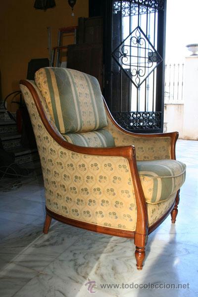 Vintage: SOFA Y SILL&Oacute;N EN CEREZO REF.5597 - Foto 7