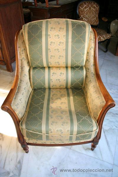 Vintage: SOFA Y SILL&Oacute;N EN CEREZO REF.5597 - Foto 9