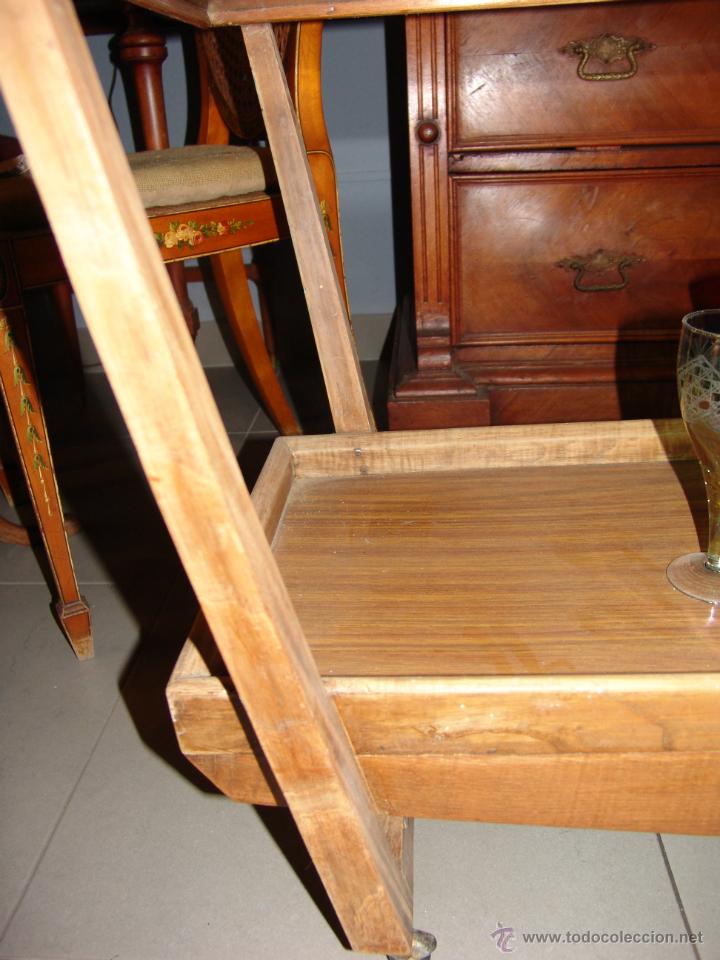 Vintage: MESA CAMARERA VINTAGE CON RUEDAS - Foto 3