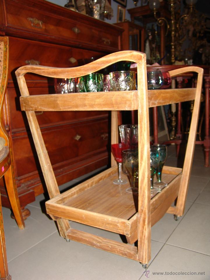 camarera carrito con ruedas mesa para bebidas c - Buy Vintage furniture on  todocoleccion