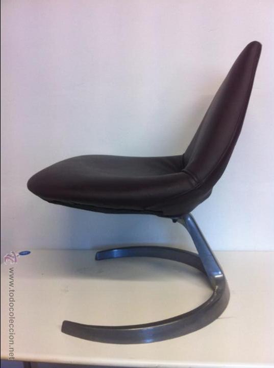 Vintage: sillon vintage con pie de aluminio - Foto 4