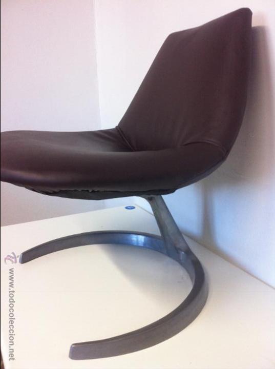 Vintage: sillon vintage con pie de aluminio - Foto 6