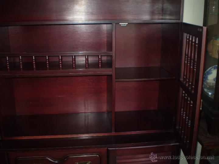 Vintage: MUEBLE EN ROJO DE DOS CUERPOS - Foto 2