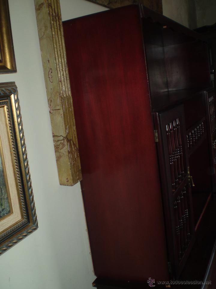 Vintage: MUEBLE EN ROJO DE DOS CUERPOS - Foto 5