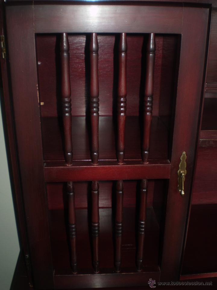 Vintage: MUEBLE EN ROJO DE DOS CUERPOS - Foto 6