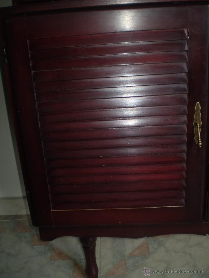 Vintage: MUEBLE EN ROJO DE DOS CUERPOS - Foto 7