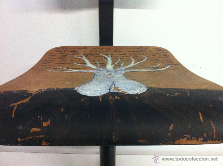 Vintage: TABURETE INDUSTRIAL - Foto 3