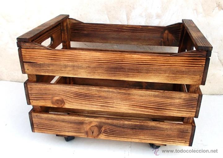 Vintage: caja fruta de madera - Foto 3