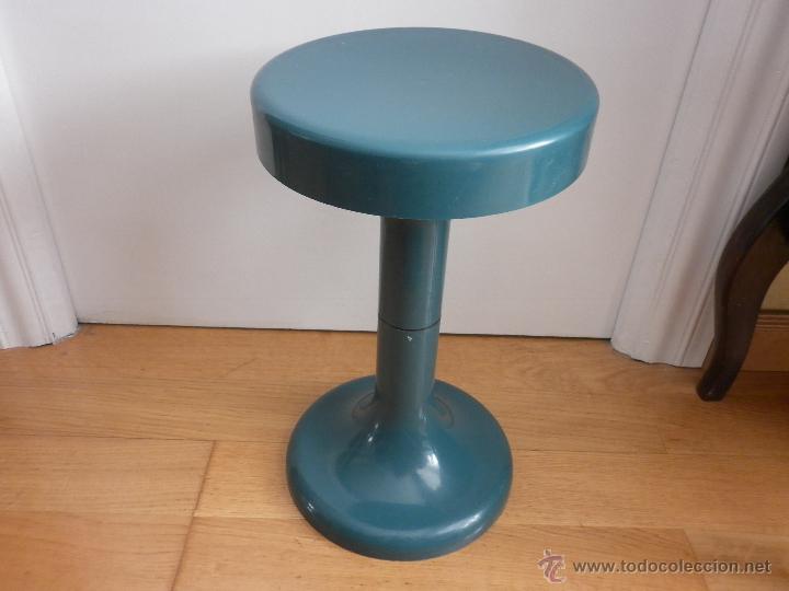Vintage: TABURETE DE PL&Aacute;STICO A&Ntilde;OS 60 - Foto 6