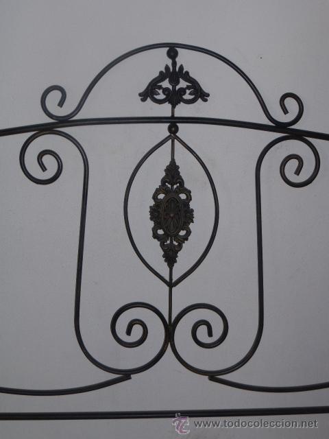 Vintage: CABEZAL DE FORJA PARA CAMA DE 150 CM. - Foto 2