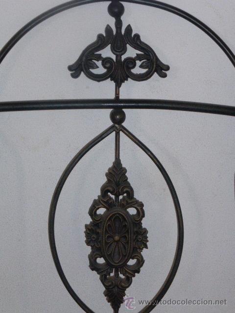 Vintage: CABEZAL DE FORJA PARA CAMA DE 150 CM. - Foto 3