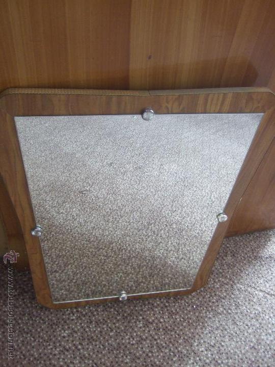 Vintage: Espejo marco en madera - Foto 1