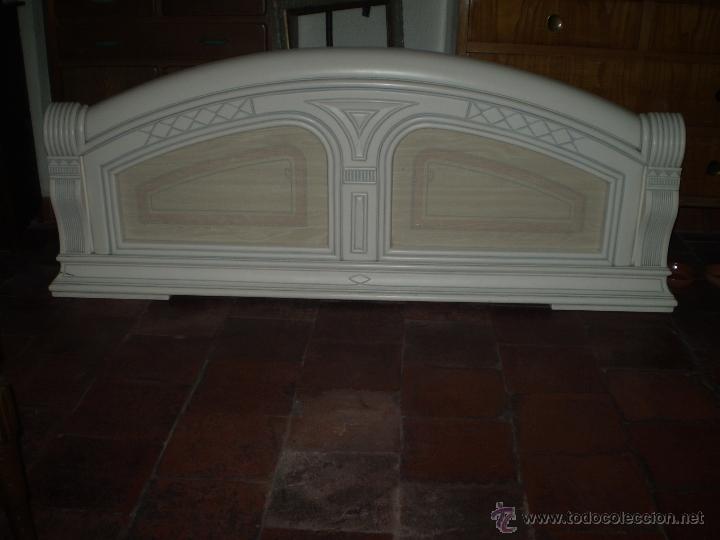Vintage: CABECERO BLANCO - Foto 1