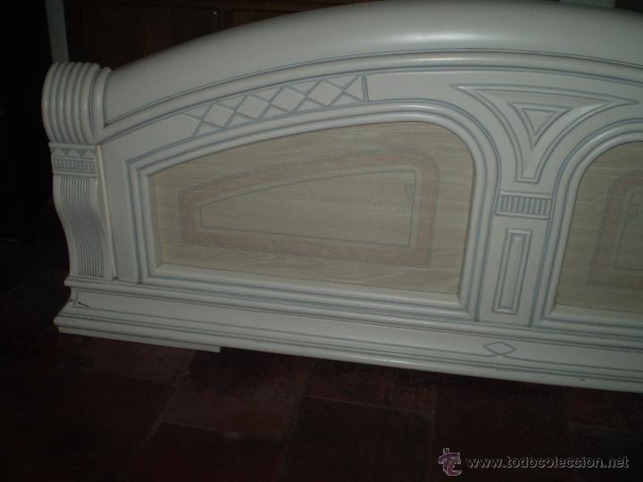 Vintage: CABECERO BLANCO - Foto 3